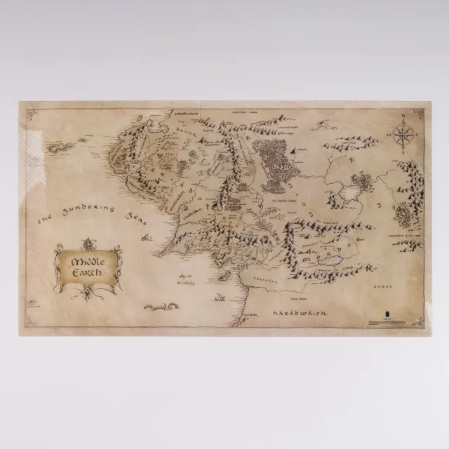 Lord of the Rings - Middle Earth Map Amerikan Servis